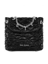 Juicy Couture Plecak BIJXT8666WIP Czarny. Czarne plecaki Juicy Couture, bez wzorów, z materiału, bez dodatków. Za 329.99 zł.
