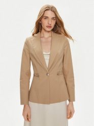 Marciano Guess Marynarka 4YGN04 7124A Beżowy Slim Fit. Brązowe marynarki i żakiety Marciano Guess, z aplikacjami, z bawełny, bez ramiączek. Za 549.99 zł.