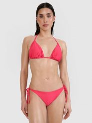 4F Góra od bikini damska - różowa L. Czerwone bikini 4f, bez wzorów, z elastanu, klasyczne. W wyprzedaży za 49.99 zł.