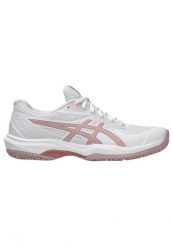 Buty do tenisa damskie, Game FF. Białe buty treningowe ASICS, bez wzorów, z materiału, przed kostkę, bez zapięcia, tenisowe. Za 369.99 zł.