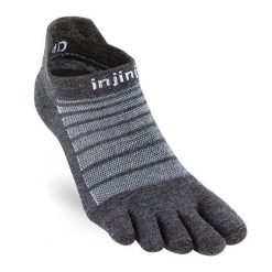 Skarpetki Injinji Lightweight No-Show Wool. Szare skarpetki Injinji, bez wzorów, z wełny. Za 132.00 zł.
