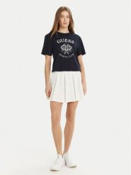 Guess T-Shirt V5GI04 I3Z14 Granatowy Regular Fit. Niebieskie t-shirty Guess, m, z aplikacjami, z bawełny, bez kołnierzyka, bez ramiączek. Za 109.99 zł.