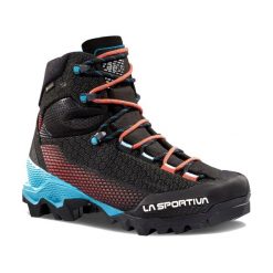 Buty wysokogórskie damskie La Sportiva Aequilibrium ST GTX. Czarne buty treningowe La Sportiva, na jesień, bez wzorów, z gore-texu, bez zapięcia, wspinaczkowe, gore-tex. Za 1,459.00 zł.