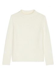 Marc O´Polo Sweter w kolorze kremowym rozmiar: M. Brązowe swetry m, bez wzorów, z bawełny, bez ramiączek. Za 246.53 zł.