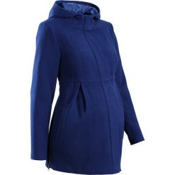 Płaszcz ciążowy z kapturem, z regulacją obwodu bonprix kobaltowy. Płaszcze marki House. Za 124.99 zł.