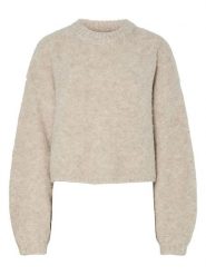 Pieces Sweter w kolorze beżowym rozmiar: XL. Brązowe swetry Pieces, xl, bez wzorów, bez ramiączek. Za 174.43 zł.