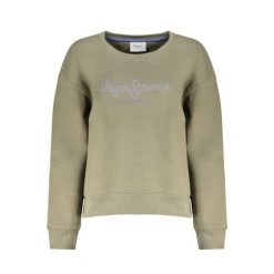 Bluza damska Pepe Jeans Frida. Zielone bluzy Pepe Jeans, l, bez wzorów, z jeansu, bez kaptura, trekkingowe. Za 353.45 zł.