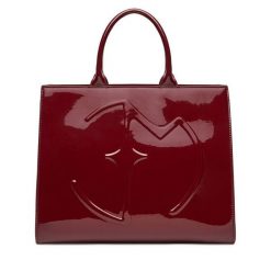 Torebka Eva Minge. Czerwone torebki klasyczne Eva Minge, bez wzorów, klasyczne, bez dodatków. Za 239.99 zł.