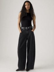 Levi's Dżinsy - Barrel fit - w kolorze czarnym rozmiar: W23/L30. Czarne jeansy Levi's, l, z aplikacjami, z bawełny, klasyczne, z podwyższonym stanem. Za 238.45 zł.