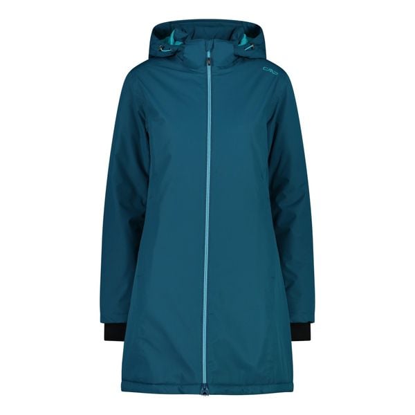 Parka dla kobiet CMP. Niebieskie płaszcze CMP, xs, bez wzorów, bez kaptura. Za 467.00 zł.