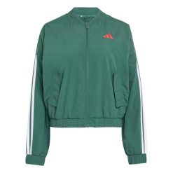 Bluza Adidas Sport W 3S Wv Wb Wc Damskie. Zielone bluzy bez kaptura adidas, s, bez wzorów, z materiału, bez kaptura. Za 357.99 zł.