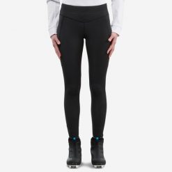 Legginsy termoaktywne do narciarstwa biegowego damskie Inovik XC S 100. Czarne bielizna termoaktywna damska INOVIK, bez wzorów, z elastanu, sportowe. Za 99.99 zł.