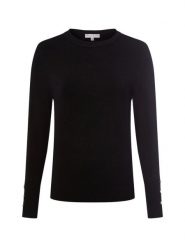Marie Lund Sweter z cienkiej dzianiny Kobiety czarny, S. Czarne swetry Marie Lund, s, bez wzorów, z dzianiny, bez ramiączek. Za 139.95 zł.