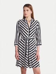 YAS Sukienka koszulowa Savanna 26030247 Czarny Loose Fit. Czarne sukienki YAS, xxl, bez wzorów, z wiskozy, bez kołnierzyka, bez ramiączek, koszulowe. Za 139.99 zł.