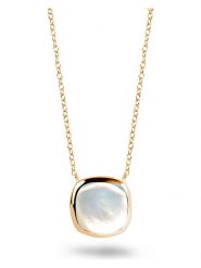 Les Petites Précieuses Pozłacany naszyjnik z elementem ozdobnym - dł. 39 cm rozmiar: onesize. Białe naszyjniki Les Petites Précieuses, z materiału, z perłą, pozłacane. Za 113.90 zł.