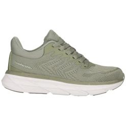 Buty sportowe damskie Endurance Masako. Zielone buty treningowe Endurance, bez wzorów, z materiału, bez zapięcia, na fitness i siłownię. Za 294.00 zł.