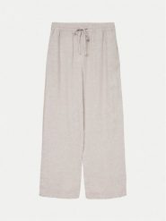 Vero Moda Spodnie materiałowe Linn 10305091 Szary Loose Fit. Szare spodnie materiałowe Vero Moda, bez wzorów, ze lnu. Za 129.99 zł.