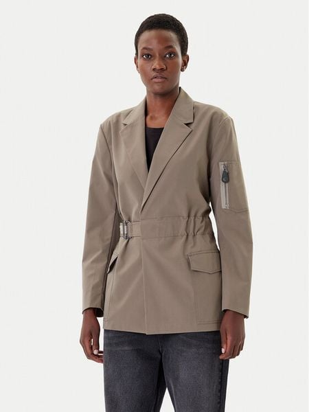 G-Star Raw Marynarka D26946-D909 Zielony Regular Fit. Zielone marynarki i żakiety G-Star Raw, m, bez wzorów, z syntetyku, retro, bez ramiączek. Za 699.99 zł.