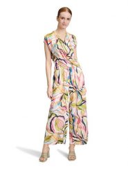 Vera Mont Kombinezon w kolorze kremowo-pomarańczowym rozmiar: 38. Brązowe kombinezony Vera Mont, bez wzorów, bez kołnierzyka, bez ramiączek. Za 217.99 zł.