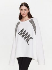MMC Studio Bluza Lizzo Biały Relaxed Fit. Białe bluzy MMC STUDIO, bez wzorów, z bawełny, bez kaptura. Za 309.99 zł.