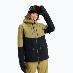 Kurtka snowboardowa damska ROXY Gore-Tex Stretch Purelines. Czarne kurtki narciarskie Roxy, na zimę, l, bez wzorów, z gore-texu, bez kaptura, snowboardowy, gore-tex. Za 1,834.10 zł.