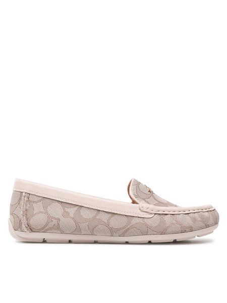 Coach Mokasyny Marley Driver Sig C G4836 E4V 11002151EDC Beżowy. Brązowe mokasyny Coach, bez wzorów, ze skóry. Za 589.99 zł.