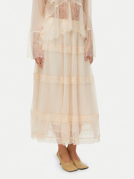 Vero Moda Spódnica midi Kinsley 10346617 Écru Regular Fit. Spódnice Vero Moda, l, bez wzorów, z syntetyku, midi. Za 319.99 zł.