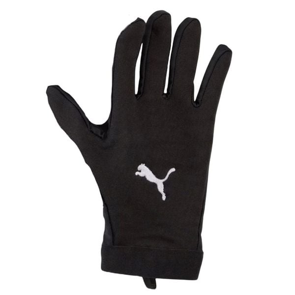 Zimowe Rękawice Piłkarskie Unisex Dla Dorosłych. Czarne rękawiczki Puma, bez wzorów, sportowe. Za 148.99 zł.