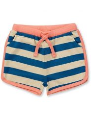 Sense Organics Szorty "Marlen" w kolorze niebiesko-beżowym rozmiar: 122. Brązowe szorty Sense Organics, bez wzorów, z bawełny. Za 52.42 zł.