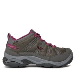 Trekkingi Keen. Szare buty sportowe lifestyle Keen, bez wzorów, sportowe, bez zapięcia. Za 389.99 zł.