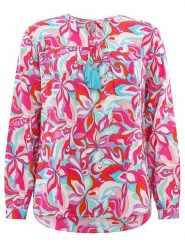 Zwillingsherz Bluzka ze wzorem rozmiar: L/XL. Bluzki Zwillingsherz, l, bez wzorów, z wiskozy, bez kołnierzyka, bez ramiączek. Za 122.38 zł.