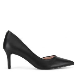 Szpilki Clara Barson. Czarne czółenka Clara Barson, bez wzorów, bez obcasa, na szpilce, bez zapięcia. Za 129.99 zł.