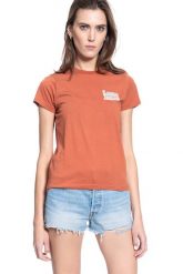 DAMSKI T-SHIRT LEE CREW NECK TEE BURNT OCRA L41LYGOM 112109078. T-shirty Lee, l, bez wzorów, bez kołnierzyka, bez ramiączek. Za 69.99 zł.