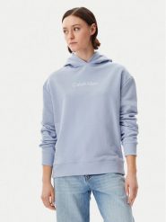 Calvin Klein Bluza Hero Logo K20K205449 Niebieski Regular Fit. Niebieskie bluzy Calvin Klein, xs, bez wzorów, z bawełny, bez ramiączek, bez kaptura. Za 359.99 zł.