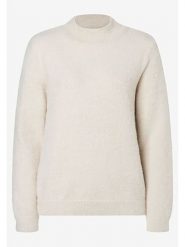 More & More Sweter w kolorze kremowym rozmiar: 42. Brązowe swetry More & More, bez wzorów, bez ramiączek. Za 132.05 zł.