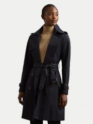 LAUREN RALPH LAUREN Trencz 297967122003 Granatowy Regular Fit. Niebieskie płaszcze Lauren Ralph Lauren, s, bez wzorów, z syntetyku, bez kaptura. Za 1,699.00 zł.