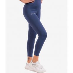 Damskie legginsy Givova Basic. Niebieskie legginsy Givova, bez wzorów, z elastanu, sportowe. Za 88.10 zł.