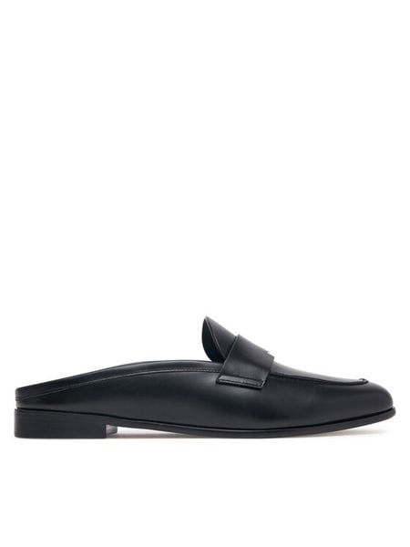 Max Mara Klapki Regentsabot 2624526211 Czarny. Czarne klapki Max Mara, bez wzorów, ze skóry, bez obcasa, bez zapięcia. Za 2,589.00 zł.