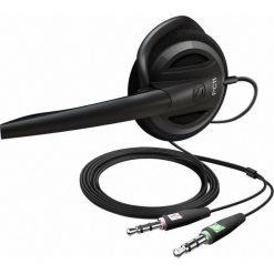 Słuchawki SENNHEISER PC 2 CHAT z mikrofonem Czarny. Czarne słuchawki nauszne Sennheiser. Za 54.99 zł.