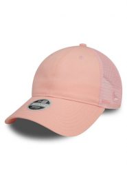 New Era Czapka z daszkiem Wmns 920 Trucker Ne 60503575 Różowy. Czerwone czapki z daszkiem New Era, bez wzorów, z materiału. Za 79.99 zł.