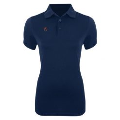 Koszulka Polo Damska PlayerLayer Victory Granatowa 2XS - Elegancka i Sportowa. Niebieskie t-shirty sportowe POWERLAYER, xs, bez wzorów, bez ramiączek, do piłki nożnej. Za 147.99 zł.