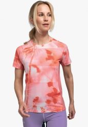 Koszulka trekkingowa damska Schöffel Ardal. Czerwone t-shirty sportowe Schöffel, bez wzorów, z elastanu, bez ramiączek. Za 349.99 zł.