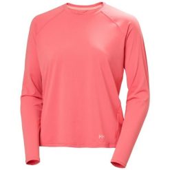 Bluza damska Helly Hansen Shine Solen Crew. Czerwone bluzy bez kaptura Helly Hansen, bez wzorów, bez kaptura. Za 342.50 zł.