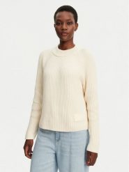 AMI PARIS Sweter FKS024.KN0031 Écru Regular Fit. Swetry AMI PARIS, xs, bez wzorów, z bawełny, bez ramiączek. Za 1,649.00 zł.