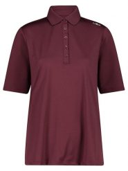 CMP Funkcyjna koszulka polo w kolorze bordowym rozmiar: 38. Czerwone t-shirty sportowe CMP, bez wzorów, z materiału, bez ramiączek, outdoorowe. Za 57.33 zł.