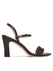 Marciano Guess Sandały G6YZ17 L0169 Brązowy. Brązowe sandały Marciano Guess, z aplikacjami, ze skóry, bez obcasa, na słupku, bez zapięcia. Za 959.99 zł.