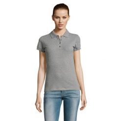 Damska Koszulka Polo Passion Melange. Szare t-shirty sportowe SOL'S, xl, bez wzorów, bez ramiączek. Za 70.99 zł.