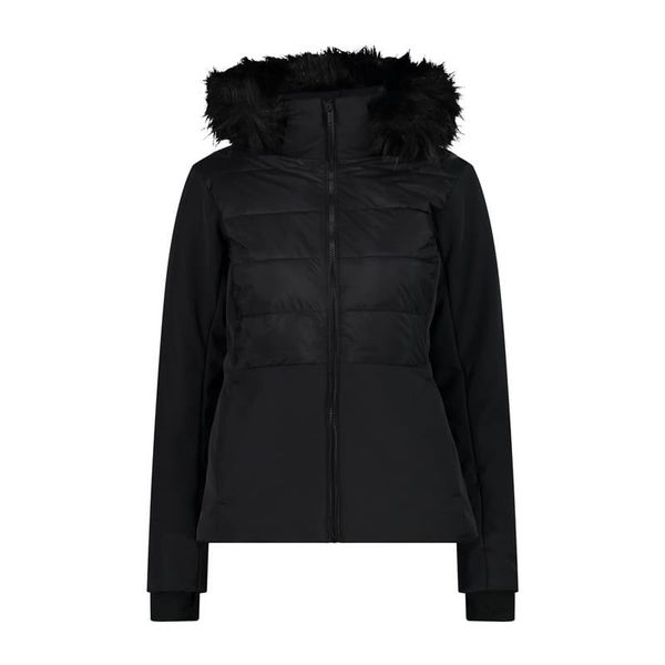 Kurtka damska narciarska CMP 31W0066F. Czarne kurtki narciarskie CMP, m, bez wzorów, z materiału, narciarskie. Za 799.99 zł.