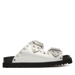 Klapki Scholl. Szare klapki Scholl, bez wzorów, bez obcasa, bez zapięcia. Za 547.99 zł.