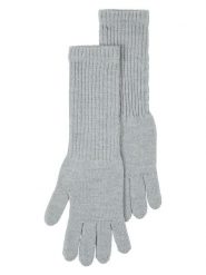 Lanerossi Wełniane rękawiczki "Asia" w kolorze szarym - 31 x 7 cm rozmiar: onesize. Szare rękawiczki Lanerossi, bez wzorów, z wełny. Za 137.03 zł.